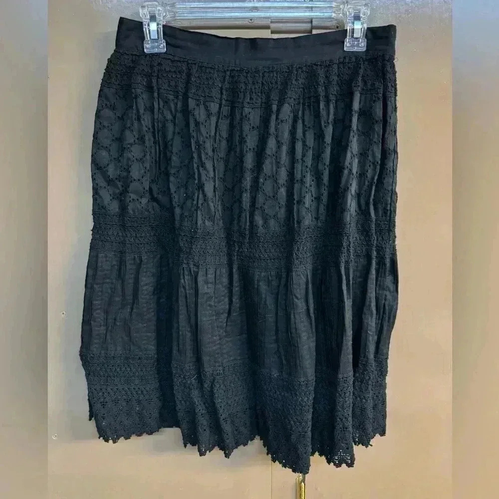 Black skirt with liner.